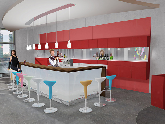 BAR FERNSEHWERFT