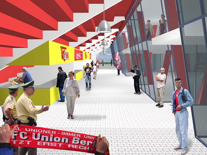 STADION UNION BERLIN + + + BESUCHERSTRASSE